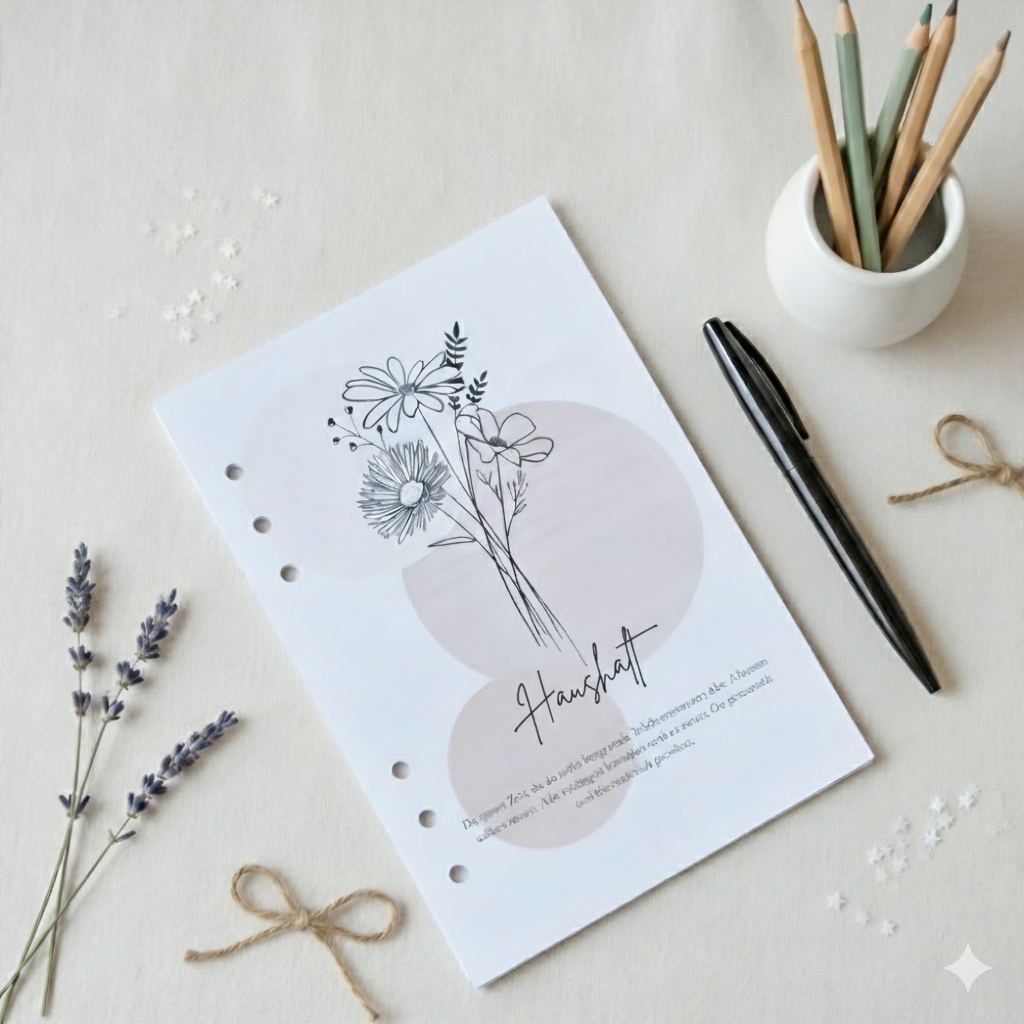 Haushaltsaufgaben im Überblick