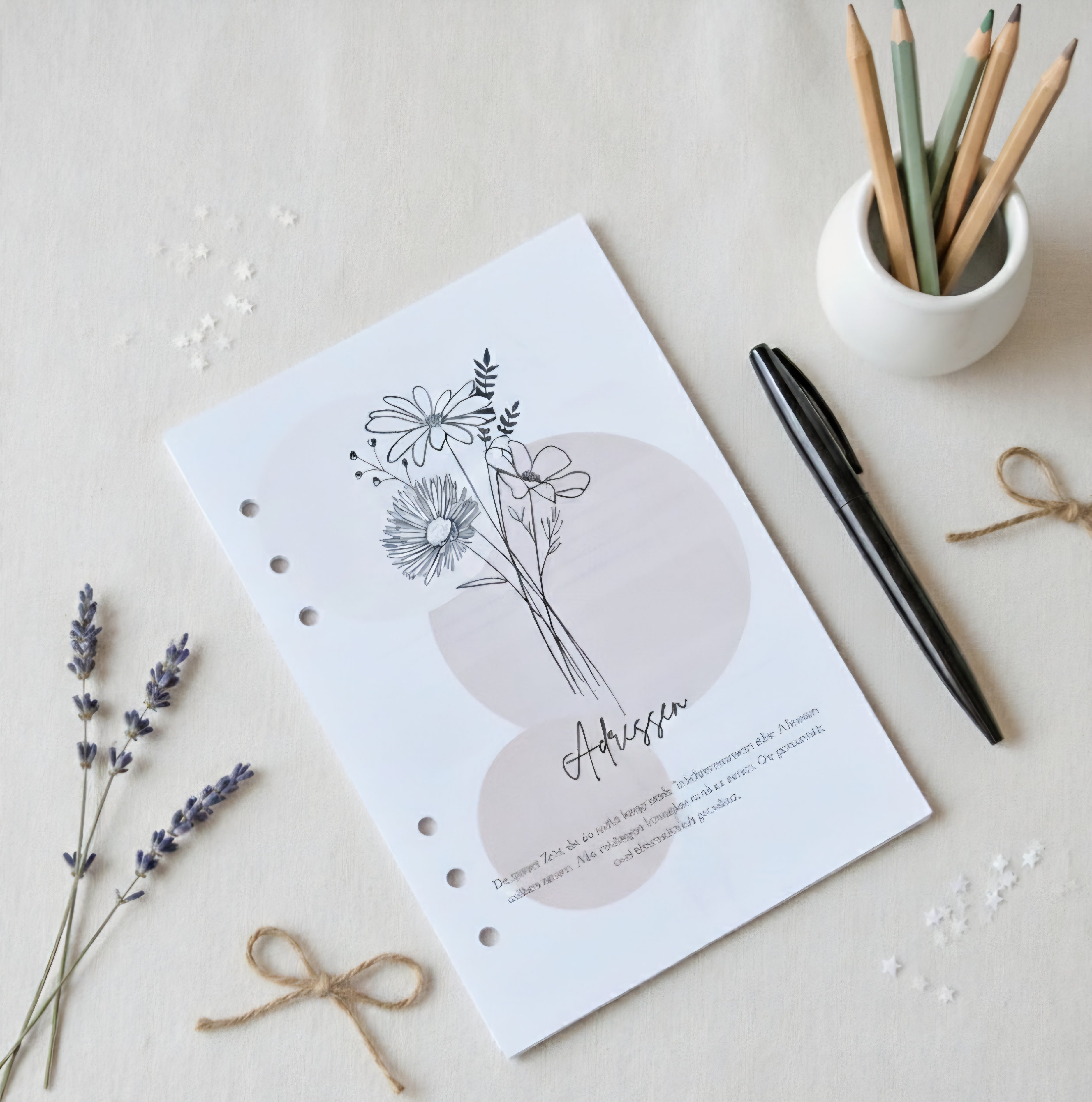 Adressen, Nummern und mehr